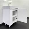 Тумба с раковиной Comforty Асти 60Н 00-00019247 напольная, белый глянец фото 6