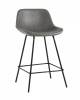 Стул полубарный Stool Group Деймон AV 463-H/grap-9005(PP) Серый
