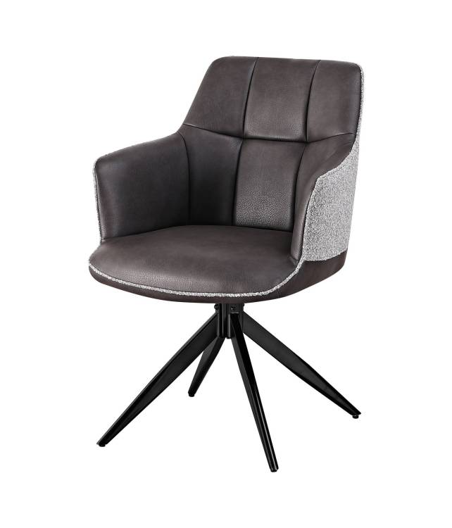 Стул Stool Group Naya OS-2468K TY15-3PU+OTE CL-450 серый, экокожа, букле