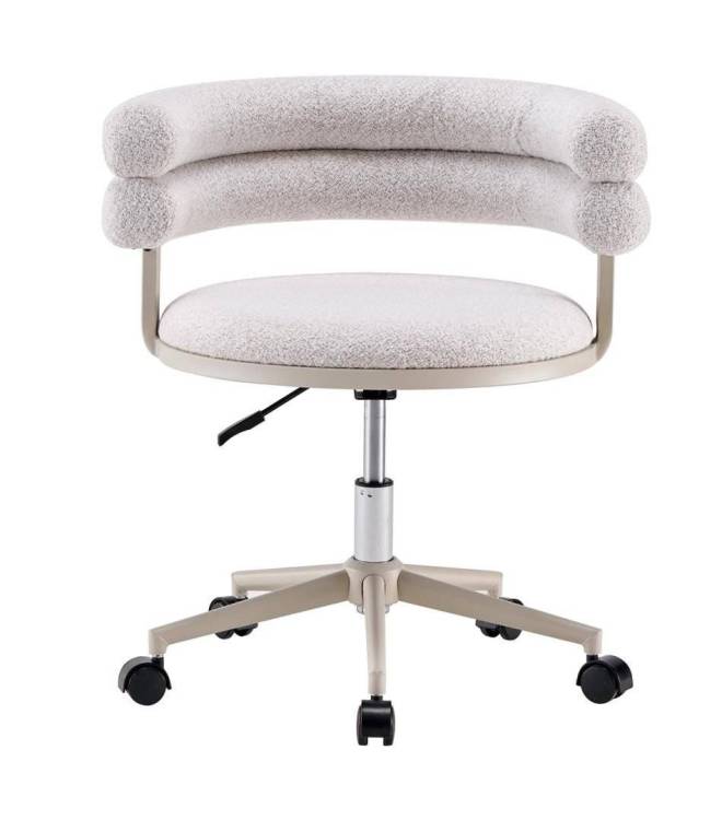 Кресло компьютерное Stool Group Ponty Bebe Office Chair OTE-CL 113 beig.l светло-серый серые ножки