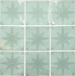 Керамическая плитка Ape Ceramica Fado A037557 Carmo Acqua 13x13