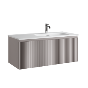 Тумба под раковину Sancos Snob R 1.0 SNR1.0100RSM c одним ящиком Soft close, Doha Soft, 99.5x44.5x40.6