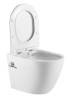Унитаз подвесной Iberica Blanca Bilbao Alto IB.BLA.234.1B1B безободковый, с крышкой-сиденьем микролифт фото 2