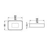 Раковина Vincea VBS-50470 белый 38x70.5 фото 3