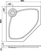 Поддон для душа Cezares Tray TRAY-S-P-90-56-W 90x90 фото 2