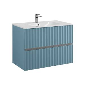 Тумба под раковину Art&Max Elegant AM-ELEGANT-800-2C-SO-NG-P с LED подсветкой ручек, Ниагара, 80x43.8x57