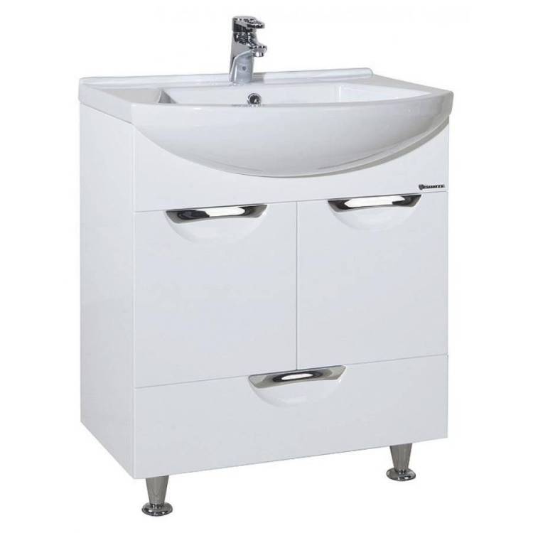 Тумба с раковиной Bellezza Альфа 55 Белый