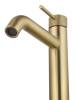 Смеситель для раковины Wonzon & Woghand WW-H1062-BG высокий, брашированное золото фото 3