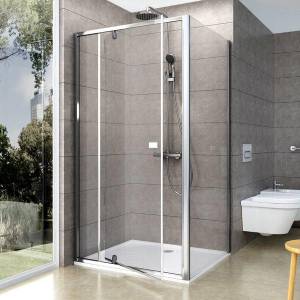 Боковая стенка Ravak PPS-90 Transparent, профиль хром