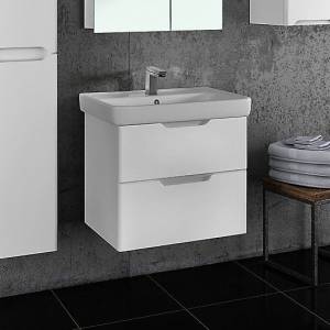 Тумба с раковиной Dreja Q 70 белая