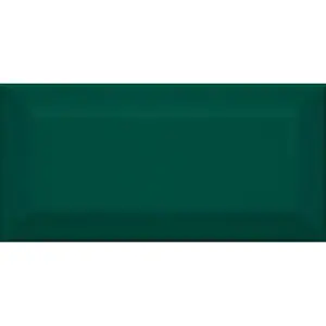 Керамическая плитка Kerama Marazzi Клемансо 16058 Зеленый Грань 7.4x15
