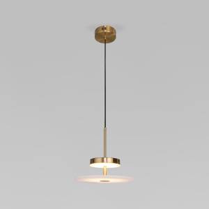 Подвесной светодиодный светильник Eurosvet Thasos 40342 LED латунь