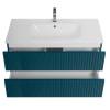 Тумба с раковиной Art&Max Torino Аквамарин, 58.5x100 фото 3