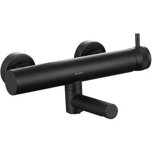 Смеситель для ванны Allen Brau Priority 5.31B10-31 с поворотным изливом, черный матовый