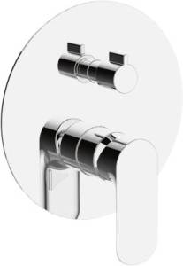 Смеситель для ванны с душем BelBagno Ancona ANCONA-VDI-CRM С ВНУТРЕННЕЙ ЧАСТЬЮ
