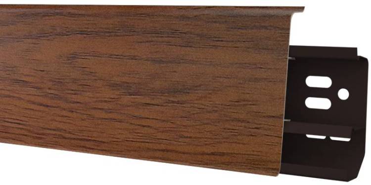 Плинтус Aberhof 7058 Темный Орех 2200x70x26