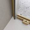 Душевая дверь BelBagno Luce LUCE-BF-1-110-C-ORO профиль золото глянцевое, стекло прозрачное, 110x195 фото 4