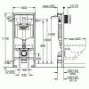 Система инсталляции для унитазов Grohe Rapid SL 38772GL1 золотая глянцевая кнопка фото 3