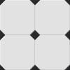 Керамогранит El Molino Betera Black-White R 58x58