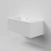 Тумба с раковиной La Fenice Terra Bianco NFNC-01-TER-B-100-3-100 белая матовая, 100 см