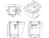 Мойка кухонная Alveus Line 60 1065681 Nat-90 с сифоном, 61.5x50 фото 3