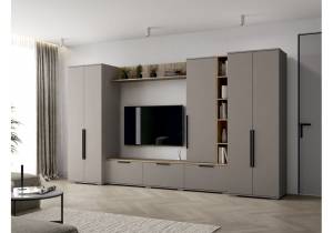 Модульная гостиная Woodville Филеста 664938 кашемир / дуб вотан