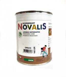 Акриловый лак для деревянного пола Oikos Novalis Parquet Opaco 0.75 л