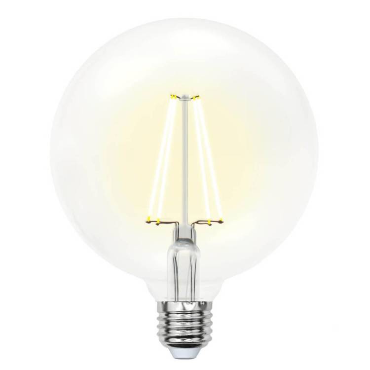 Лампа светодиодная филаментная Uniel Sky Globe LED-G125-10W/WW/E27/CL PLS02WH