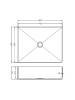 Раковина AltroBagno Аккордо (Accordo) 001009 OrSp матовое золото, 50.2x40.2 фото 14