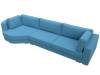 Диван угловой Лига Диванов Лига-026 123480L амур голубой, левый угол фото 5