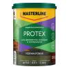 Пропитка защитная для деревянных фасадов и интерьеров Masterline Protex красное дерево 0.9 л