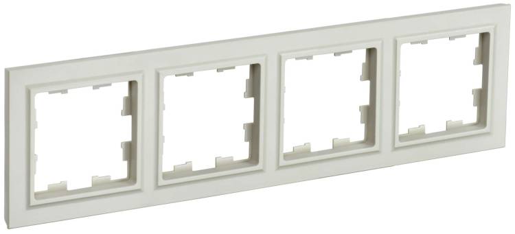 Рамка 4-постовая IEK Brite BR-M42-K10 бежевый
