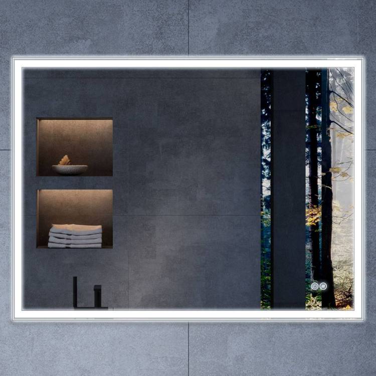 Зеркало Vincea VLM-3VN1007-2 с подсветкой, диммером и антизапотеванием, 70x100