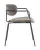 Стул Stool Group Дженни AV 469-Cl995-7016T букле темно-серый каркас антрацитово-серый муар фото 3