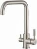 Смеситель для кухни ZorG Steel Hammer SH 715 SATIN