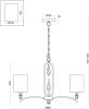 Подвесная люстра Freya Riverside FR1007PL-05N Никель фото 3