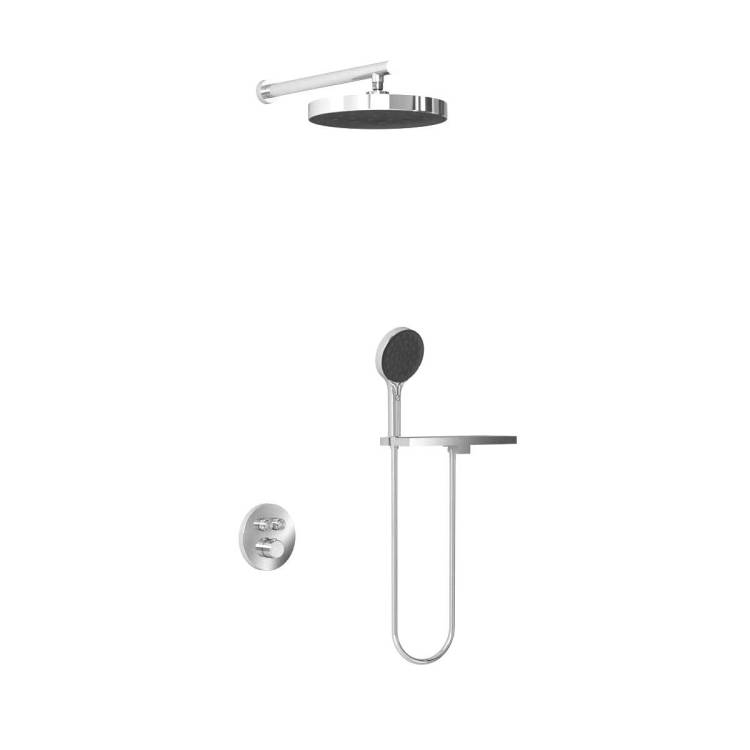 Душевой комплект Vincea Inspire VSFW-3I22MT2RCH хром, встраиваемый, с термостатом