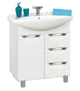 Тумба с раковиной Misty Орхидея П-Орх01065-0113Я