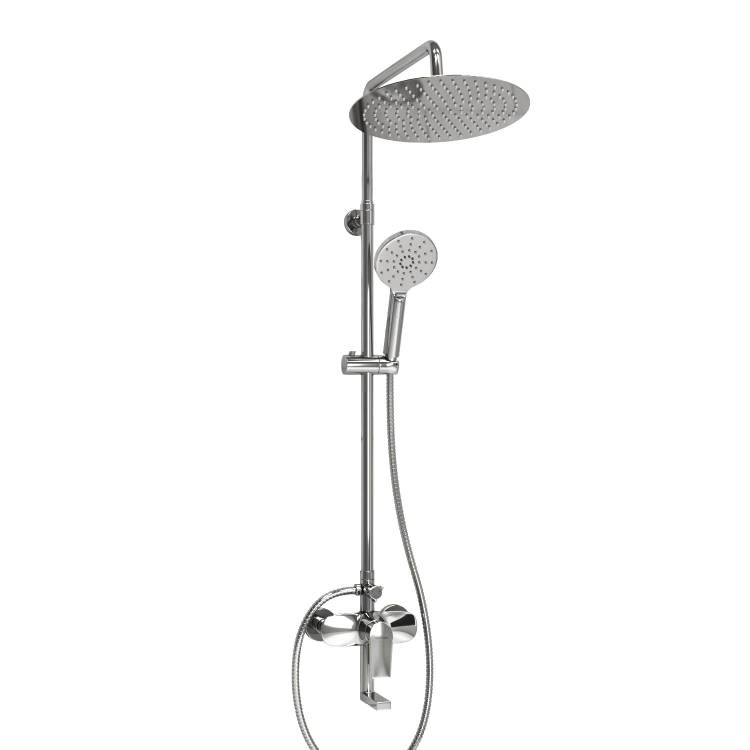 Душевой комплект Wasserkraft A166.116.127.010.CH хром, со смесителем