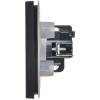 Розетка 1-местная с заземлением, шторками и крышкой IEK Forte&Piano FP-R16-16-44-M-K41 серый сланец фото 4
