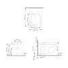 Унитаз с инсталляцией Wasserkraft Aller (Аллер) 10TLT.010.ME.MB02.H002 безободковый, сиденье микролифт, кнопка черный матовый фото 4