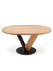 Стол обеденный Halmar Fanis Okragly 120 V-CH-FANIS_OKRAGLY-ST натуральный/черный фото 2