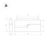 Трековый светодиодный светильник Arlight Mag-Orient-Laser-Fold-S230-12W Warm3000 034643(1) фото 2