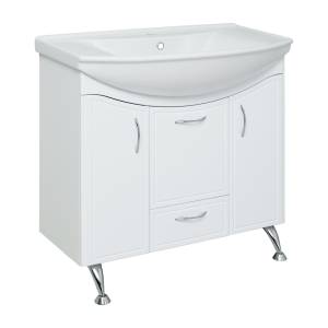 Тумба с раковиной Runo Севилья 85 597 82.6x80 белый