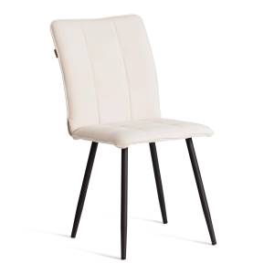 Стул Tetchair Bari LT 25241 молочный, черный, велюр