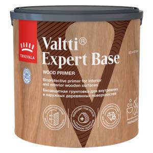 Высокоэффективная биозащитная грунтовка для древесины Tikkivala Valtti Expert Base 2.7 л