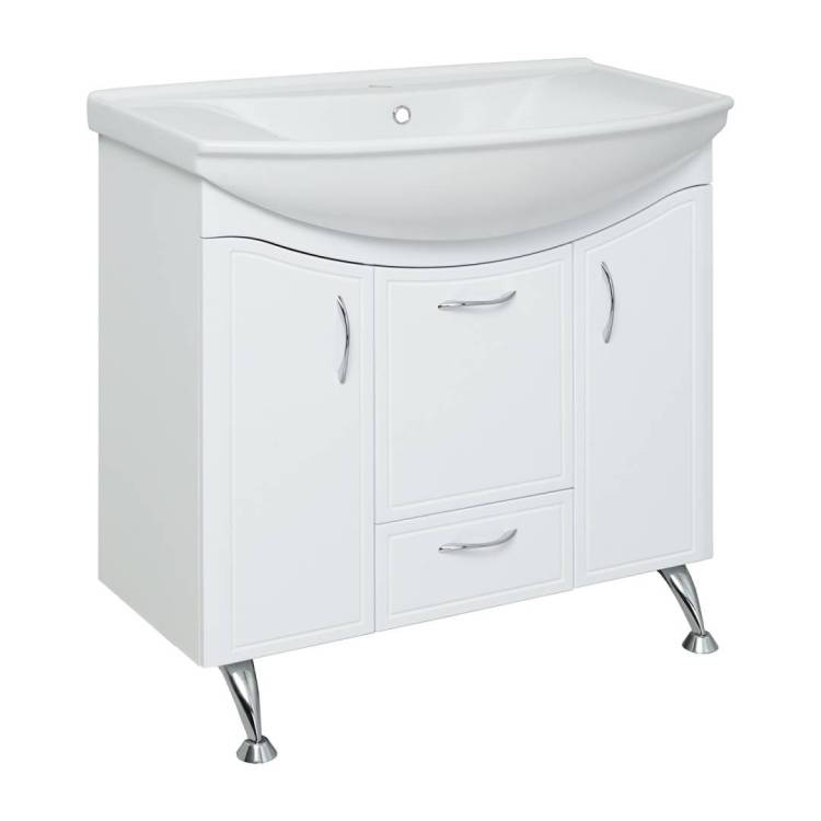 Тумба с раковиной Runo Севилья 85 597 82.6x80 белый
