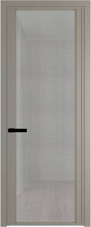 Межкомнатная дверь Profil Doors 2 AGP цвет профиля Никель матовый, стекло безопасное 6 мм рэте 600x2000
