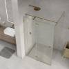 Душевой уголок Wasserkraft Ems 76H10 профиль глянцевое золото, стекло прозрачное, 120x100x200 фото 2