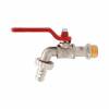 Кран шаровой Itap GAR 166 садовый со штуцером 3/4, рычаг